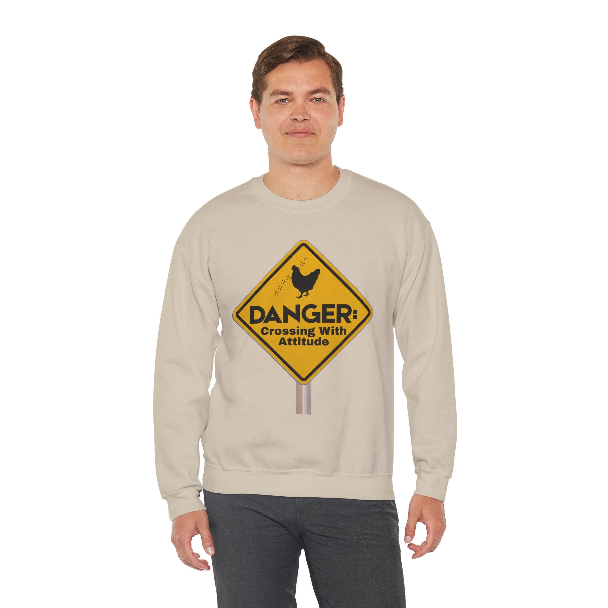 Danger: Crossing With Attitude - Sweatshirt
